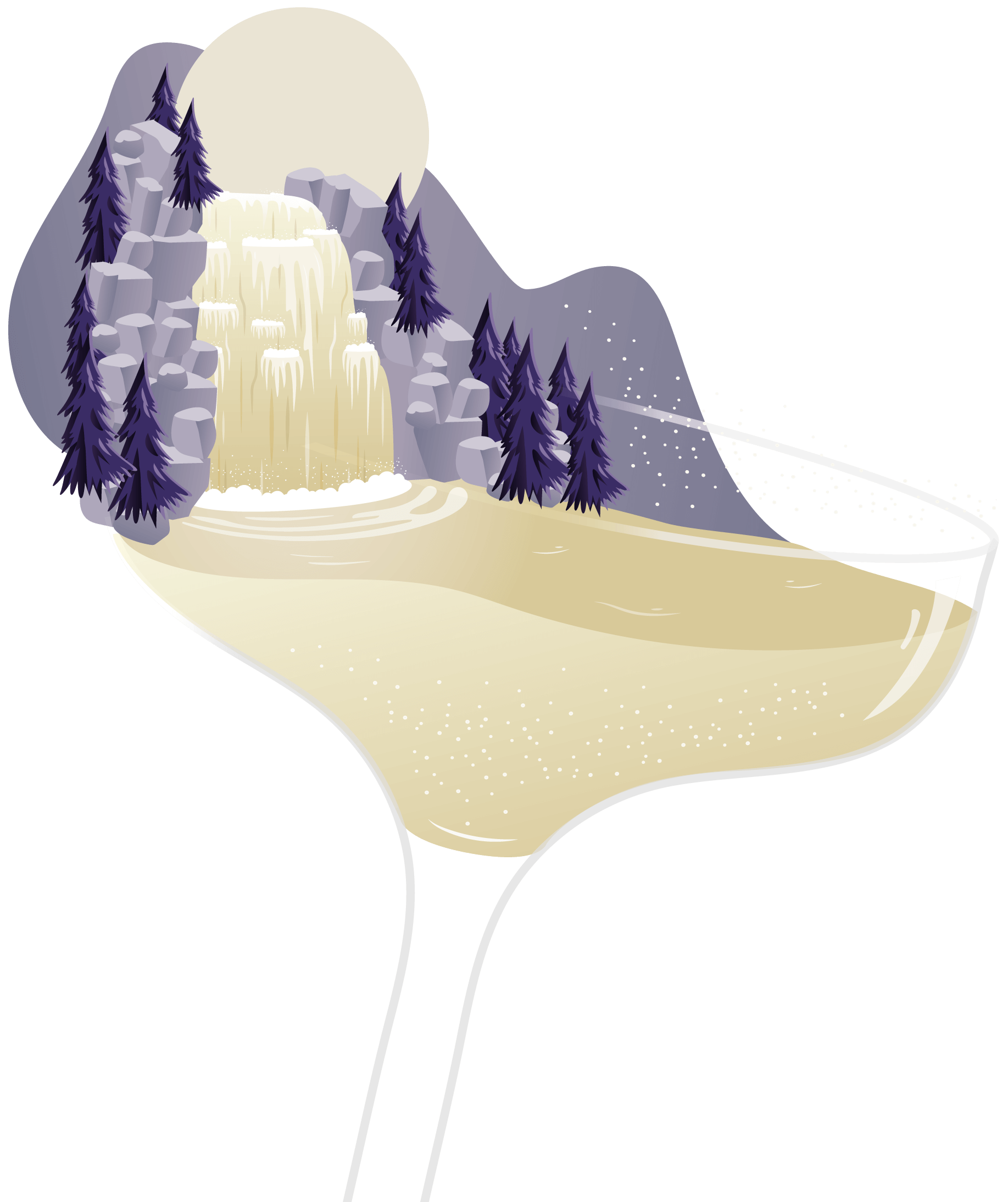 Verre cascade Hyperboissons